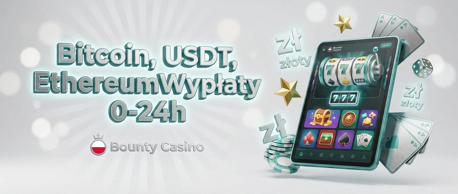 Bitcoin, USDT, EthereumWypłaty 0-24h